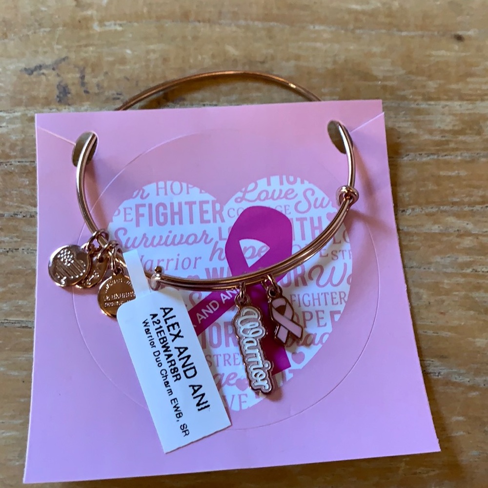 Alex and Ani Breast Cancer Warrior Bracelet
